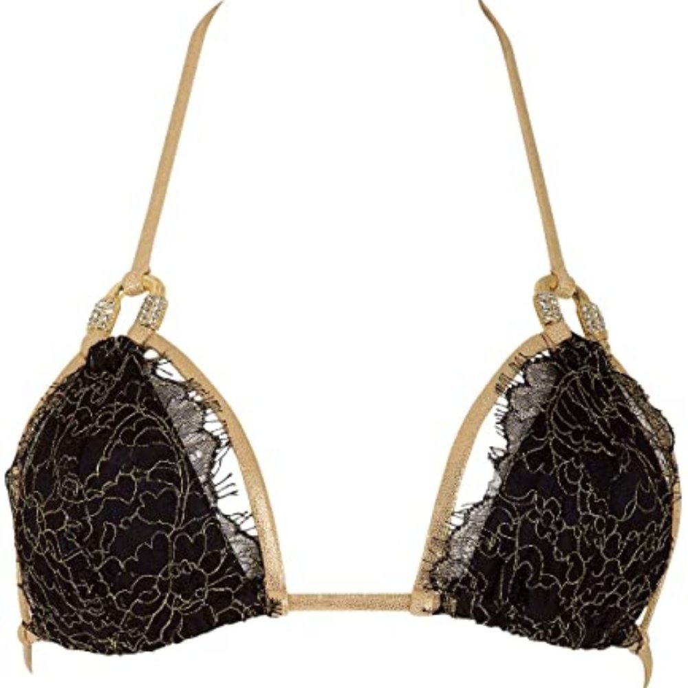 Beach Bunny Madagascar Glam Triangle Top NWOT